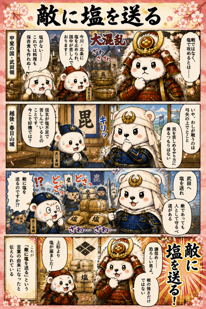 敵に塩を送る